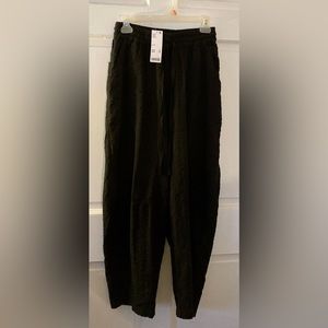 Urban Outfitters Cotton Black Gauze Pants
